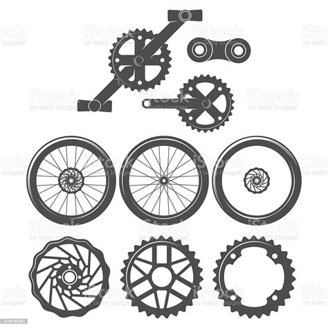 Night trail cycling team logo maker. Mountain Bike Badges Logo And Labels Stock Illustration - Download Image Now - iStock