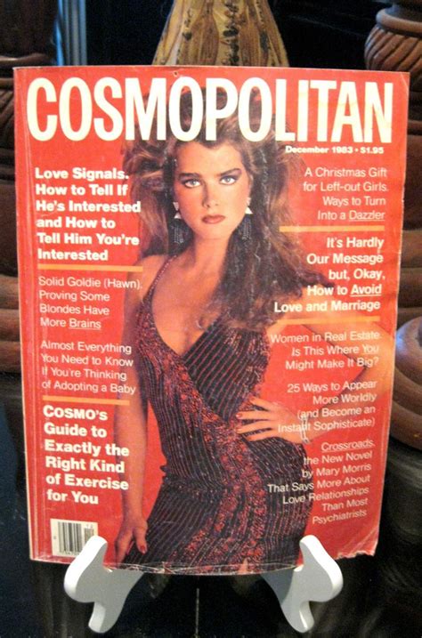 Vintage December 1983 Cosmopolitan Brooke Shields Cover Model Etsy In
