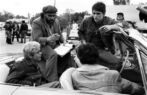 On Set Of The Outsiders The Outsiders Pinterest