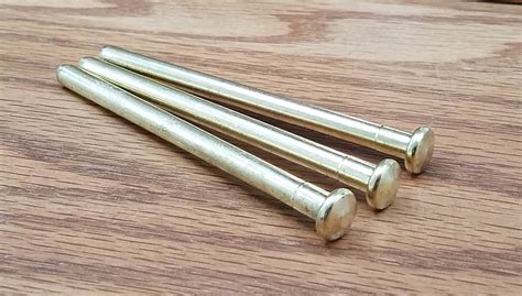 Hinge Pins For Doors Bright Brass 3 Pack Hingeoutlet
