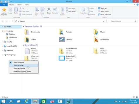 Tip Enable Libraries In The Explorer Pane Navigation File In Windows