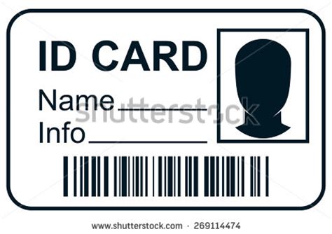 id card member pass stock clipart panda  clipart
