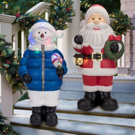 Santa Claus And Snowman Christmas Traditions Indoor Christmas