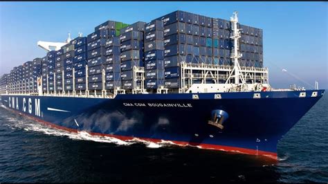 Top 10 Biggest Container Ships Floating On Waves In Ocean Mol