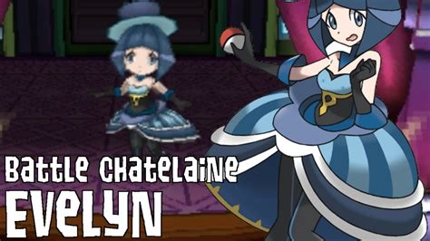 Double Battle Chatelaine Evelyn Battle Maison Leader 2 Pokemon X