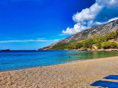 Zlatni Rat Beach And The Town Bol Hitched To Travel