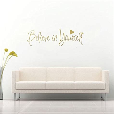 Amazingwall 8x22 Believe In Yourself Wall Sticker Quote Inspiration