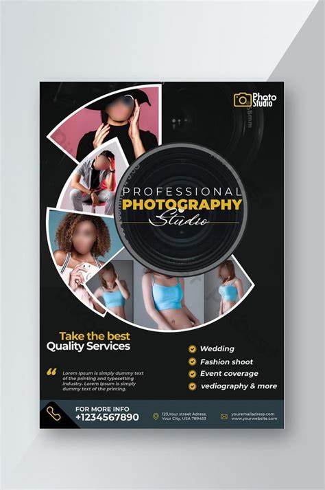 Photography Flyer Template Free Psd Printable Templates