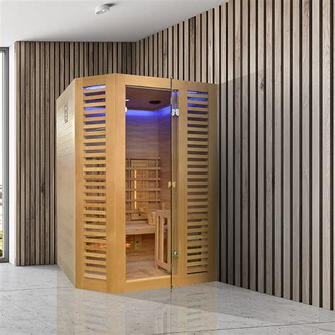 Infrared Sauna Venetian Hybrid Poolstar Home Commercial Spruce