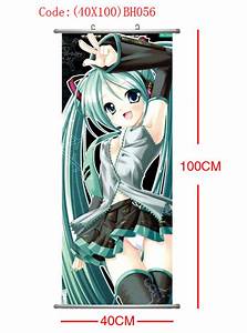 Hatsune, Miku, B, Anime, Poster, Banner, 40cm, X, 100cm