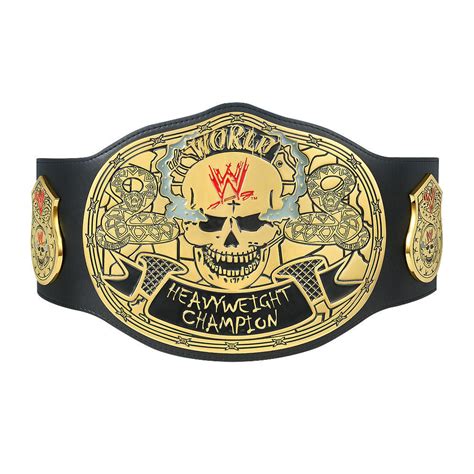 Official Wwe Authentic Stone Cold Smoking Skull Championship Replica