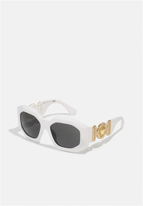 Versace Medusa Biggie Sunglasses White Uk