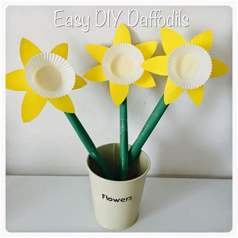 Diy Paper Daffodils Crafts For Kids Spring Crafts For Kids