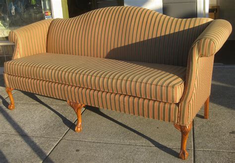 Uhuru Furniture And Collectibles Sold Hot Camelback Sofa 200