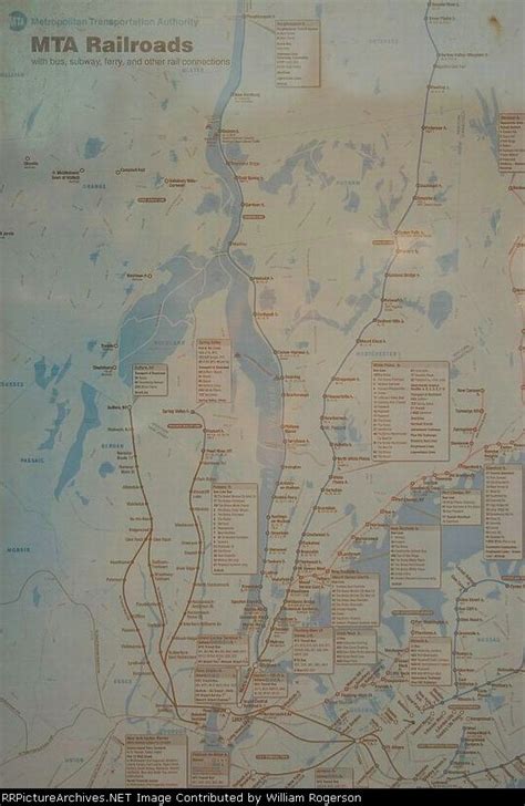 MTA Metro North Railroad System Map