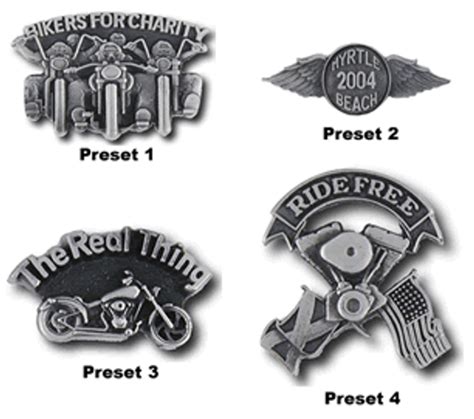 Custom Biker Pins Semi Custom Biker Pins