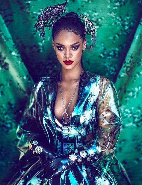 Rihanna By Chen Man For Harpers Bazaar China April 2015 Rihanna 2015