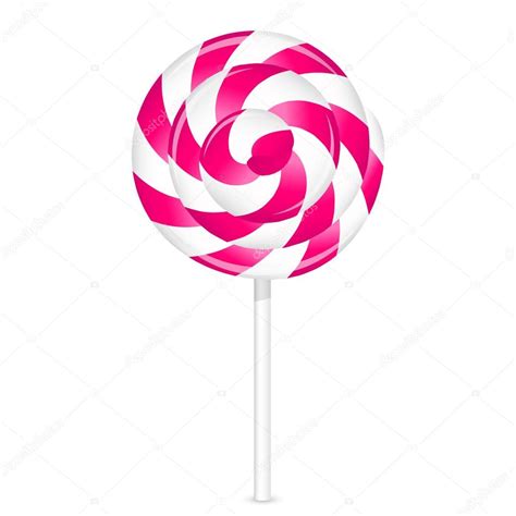Vector Illustration Of Pink Lollipop Stock Vector Image By ©yuliaglam