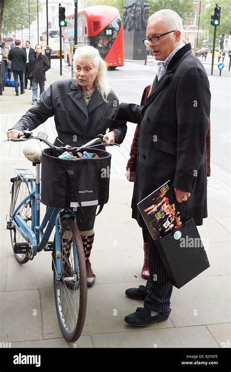 Fashion Designer And Campaigner Dame Vivienne Westwood Joins Her Son