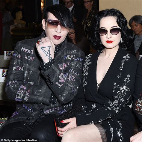 Marilyn manson and dita von teese — 2005 | best pictures. Marilyn Manson and ex-wife Dita Von Teese are reunited ...