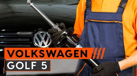 Mal sehen was da alles so dran ist. Wie VW GOLF 5 Stoßdämpfer vorne wechseln TUTORIAL - YouTube
