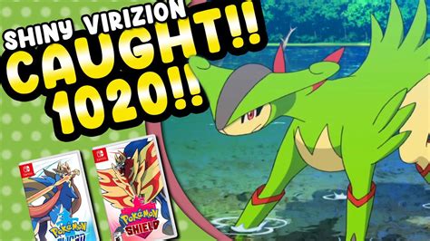 Shiny Virizion In 1020 Camps In Pokemon Sword And Shield Youtube