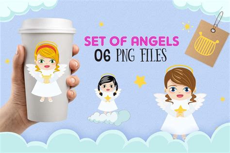 Angels Girl Clipart Angel Clipart Star Clipart Baby