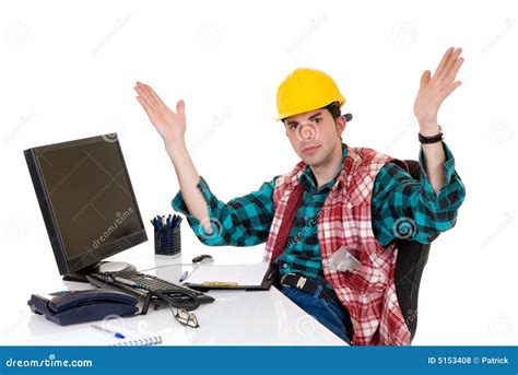 Construction Supervisor Angry Royalty Free Stock Photos Image 5153408