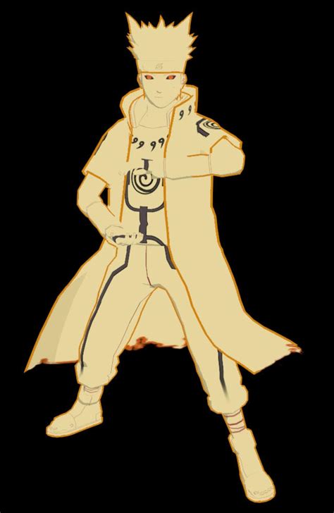 Minato Namikaze 9 Tails Chakra Mode Animated By Lorisc93 On Deviantart