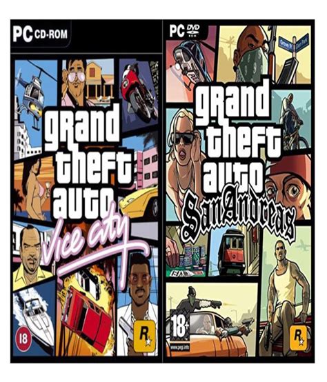 Buy Gta Vice City And Gta Sanandreas Combo Of Two Game Pc Game