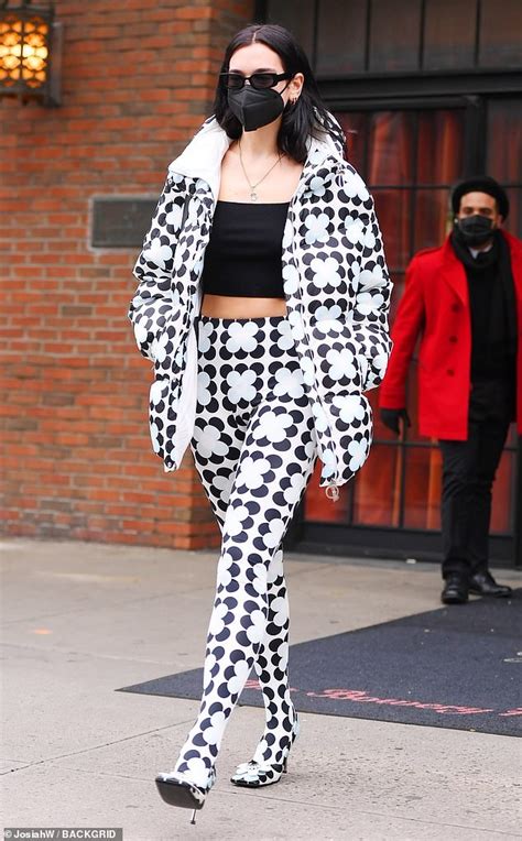 Dua Lipa Displays Her Toned Abs As She Steps Out In Nyc Wearing A Very