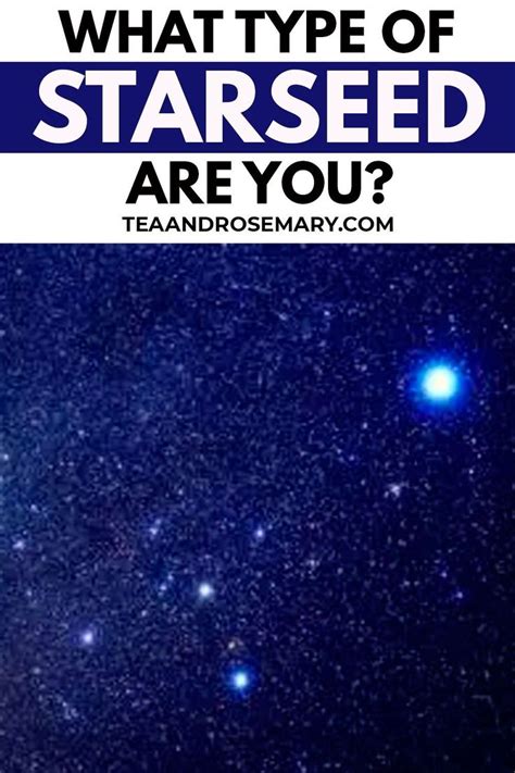 The Known Types Of Starseeds What Star System Are You From Starseed