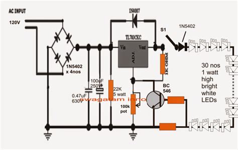 Tp.vst59s (tsumv59s) universal lcd/led board. 110V Compact LED Tubelight Circuit | Circuit Diagram Centre