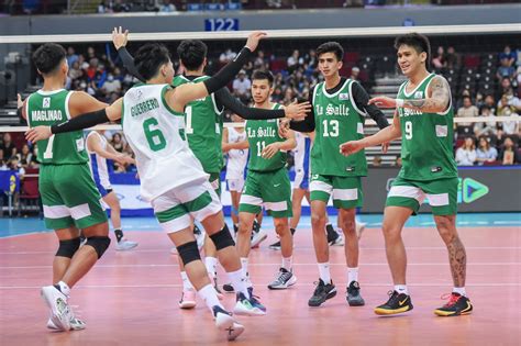 Uaap La Salle Downs Ateneo For Back To Back Wins In Mens Volleyball