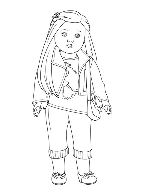 What a girl loves puzzle book (american girl library) for even more american girl fun, check out my other site just about dolls called doll diaries! American Girl Doll Coloring Pages Printable | Coloring ...