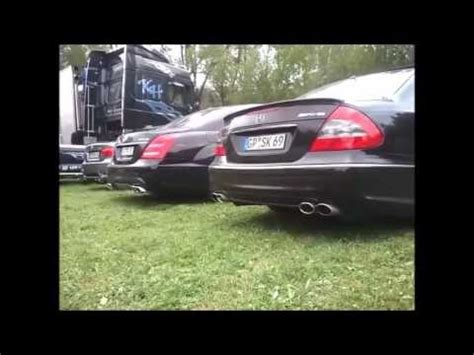 Which one do you prefer?! Revving war at Wörthersee - BMW M3 G-Power, Mercedes Benz ...