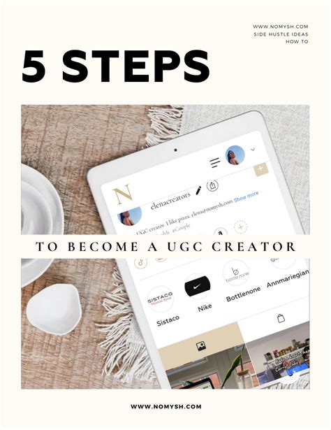 How To Become A Ugc Creator In 2023 In 5 Simple Steps Nomysh