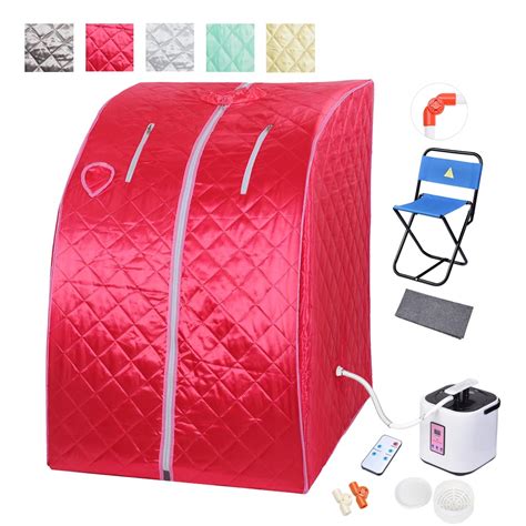 Yescom Portable Steam Sauna Tent Spa Detox W Chair And Remote Yescomusa