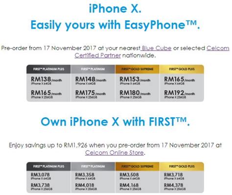 Paying for your apps is now easier! Celcom offers the iPhone X from RM138/month | SoyaCincau.com