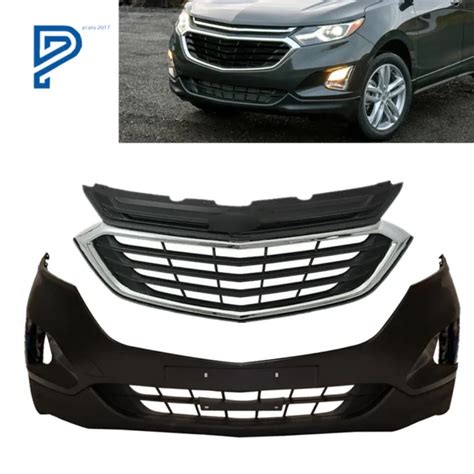 For 2018 2019 Chevy Equinox Front Bumper Cover And Front Upper And Lower
