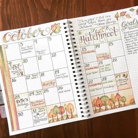 32 Cute October Bullet Journal Ideas To Get You In The Mood For Fall