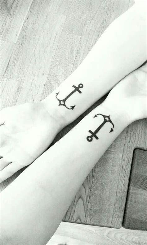 Anchors Cute Matching Tattoos Cute Tattoos Small Tattoos Tattoos For Guys Anchor Tattoos