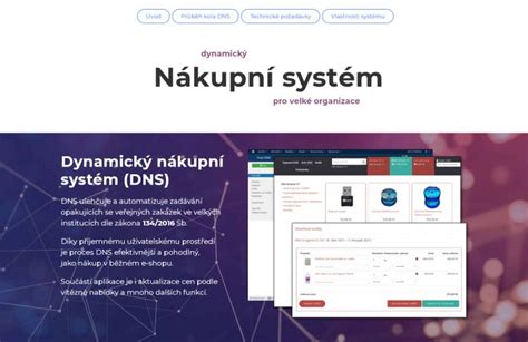 Nakupnieu Dynamický Nákupní Systém Prezentační Mikroweb