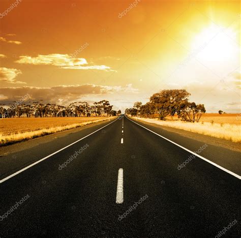 Gorgeous Sunset Road — Stock Photo © Kwest 5215787