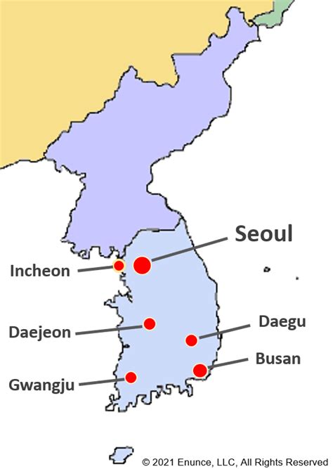 6 Largest Cities In South Korea