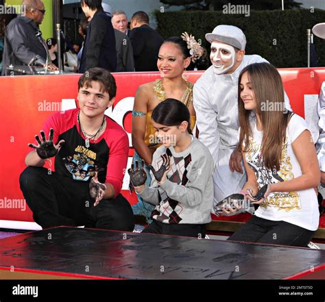 Prince Michael, Blanket and Paris Jackson had the honor of