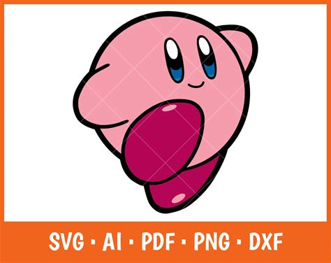 Kirby Svg Multi Layer Kirby Svg Kirby Layered Svg Layered Etsy Hong Kong