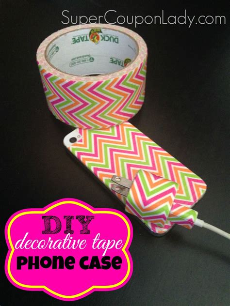 Diy Phone Case Using Washidecorative Tape Super Coupon Lady