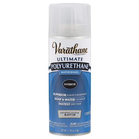 Varathane 1125 Oz Clear Satin Water Based Interior Polyurethane Spray