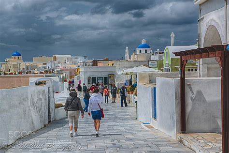 Streets Of Santorini By Kevin Mcclish 500px